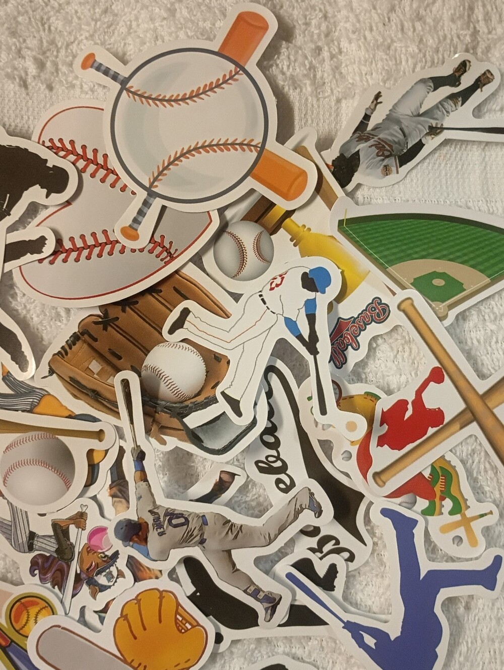 25 Piece Baseball Sticker Set - Picture 3 of 3